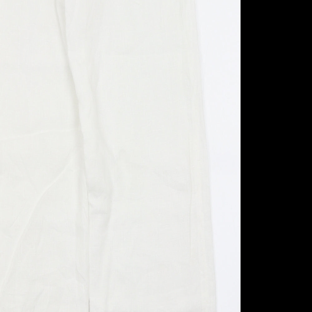 Resource Womens White   Trousers  Size 8 L29 in