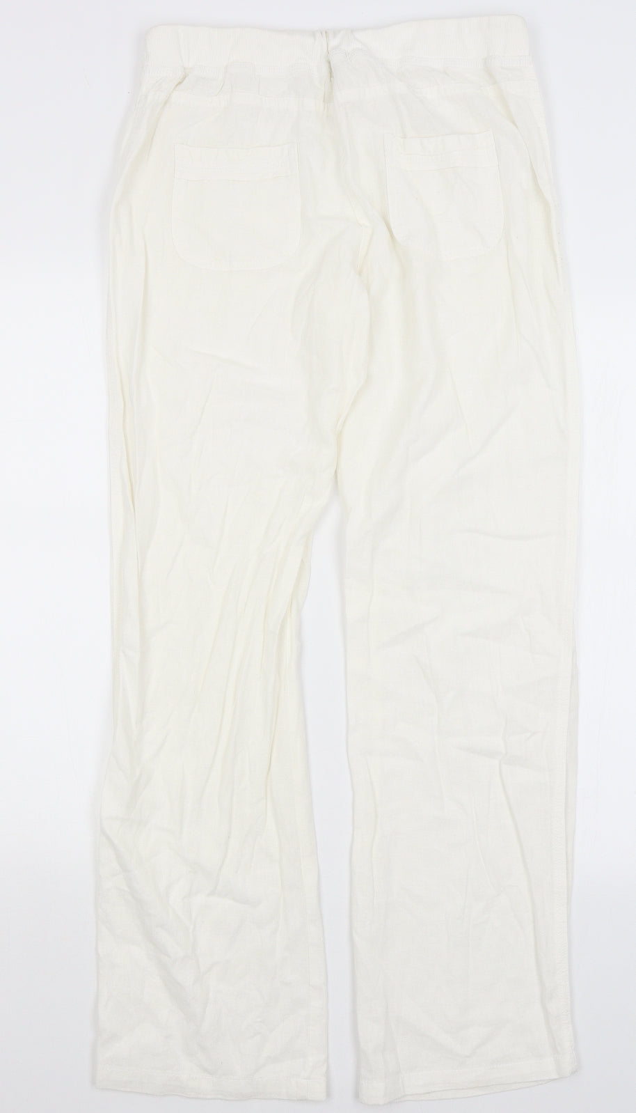 TU Womens White   Trousers  Size 10 L31.5 in
