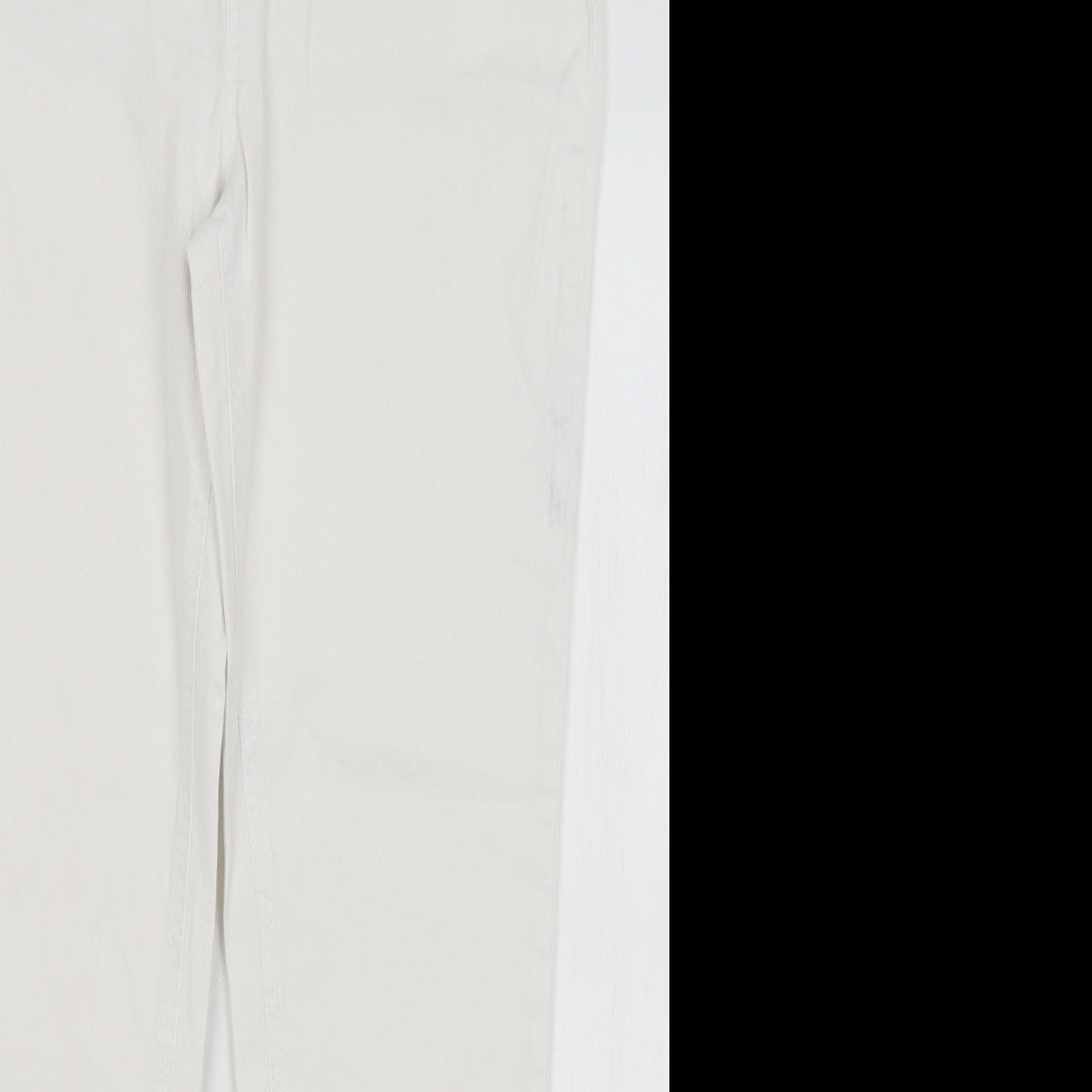 F&F Womens White   Skinny Jeans Size 12 L27 in