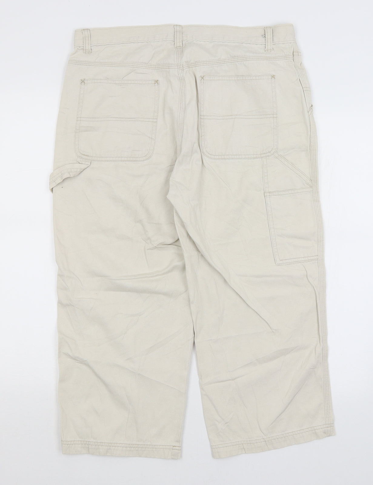 Gap Womens Ivory   Cropped Trousers Size 12 L22 in