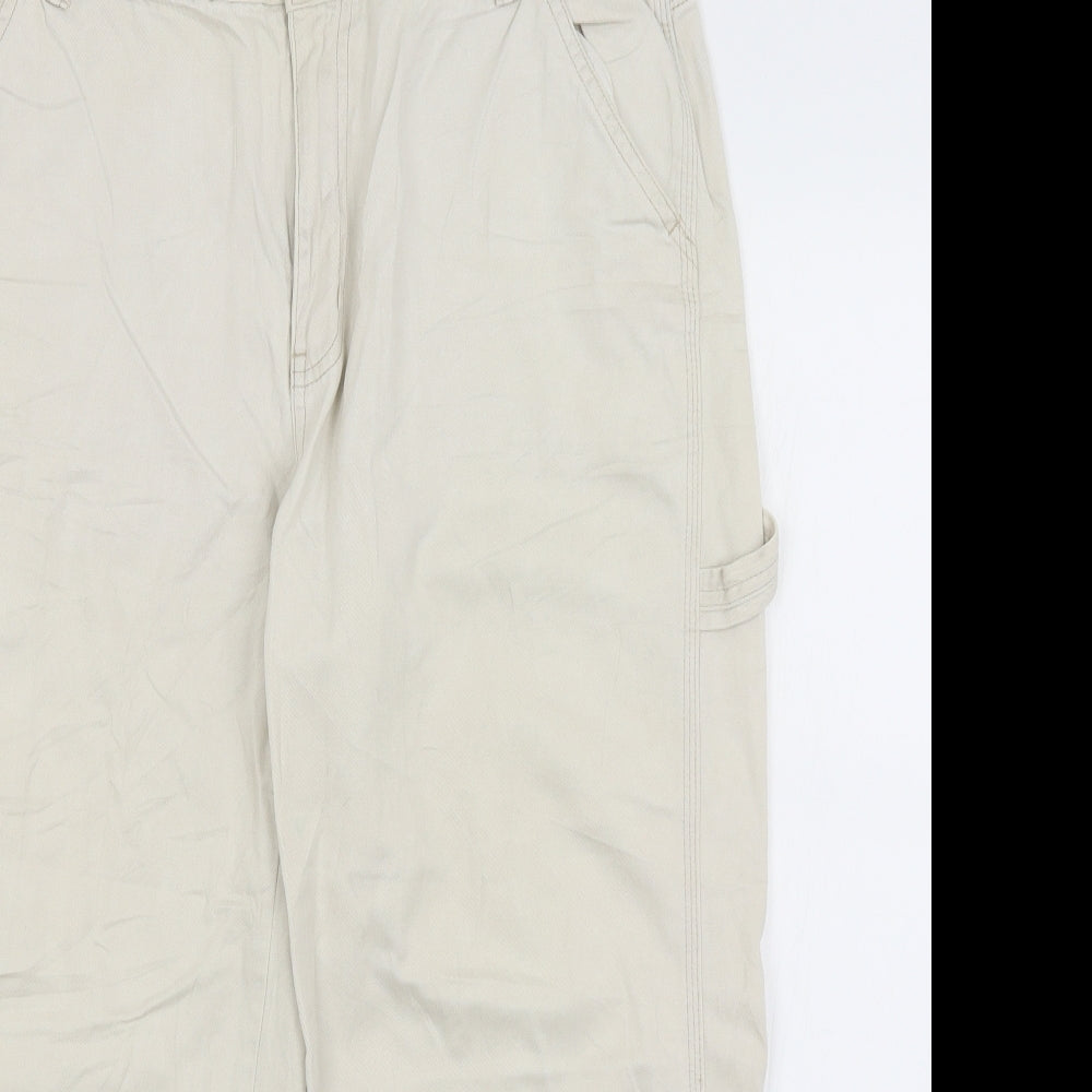 Gap Womens Ivory   Cropped Trousers Size 12 L22 in