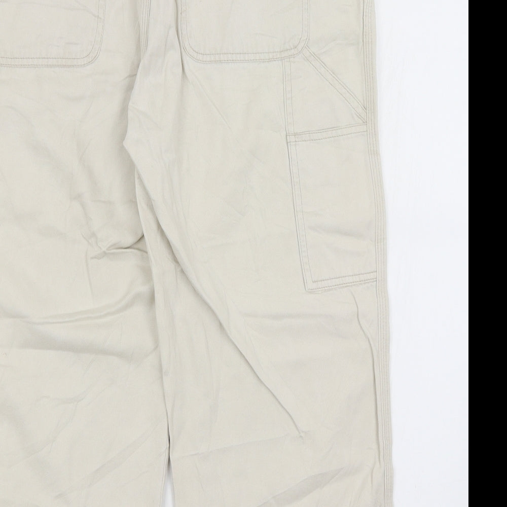 Gap Womens Ivory   Cropped Trousers Size 12 L22 in