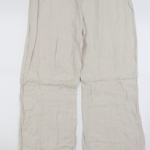 Per Una Womens Beige   Trousers  Size 14 L28.5 in