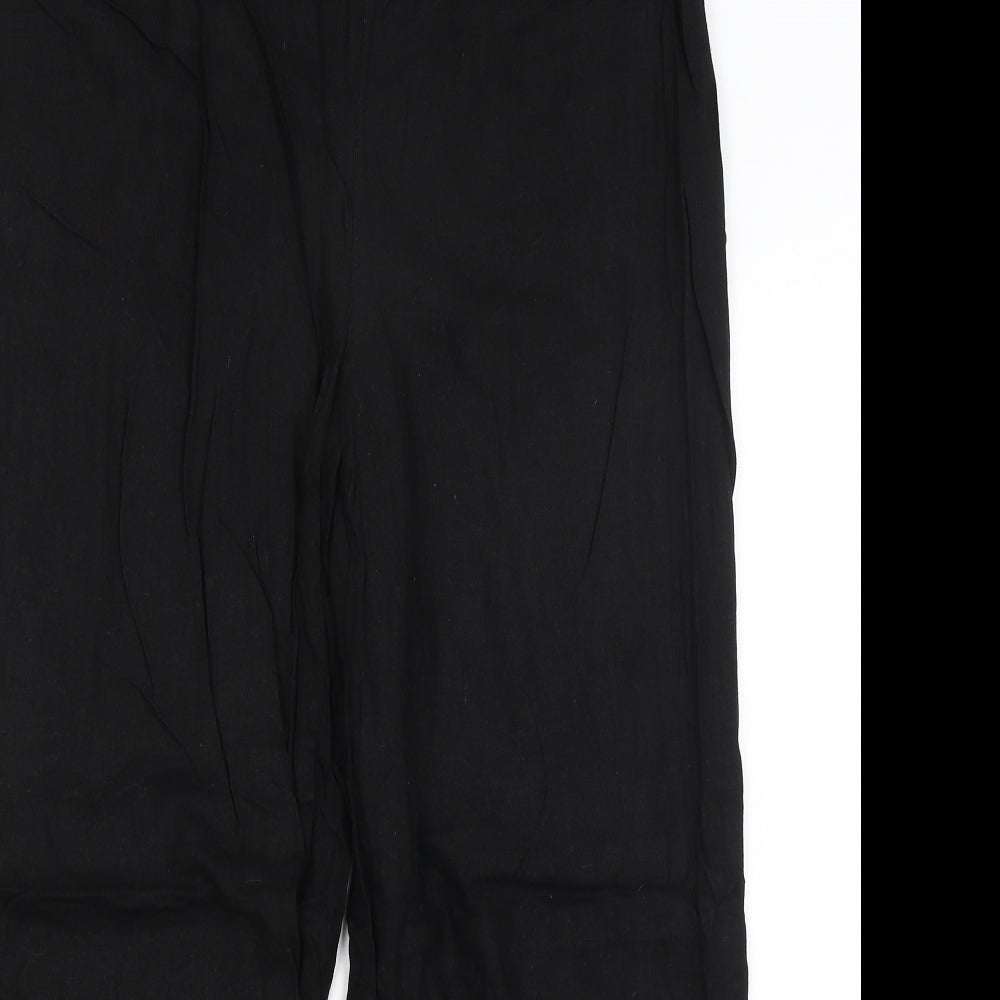 Evans Womens Black   Trousers  Size 20 L25 in
