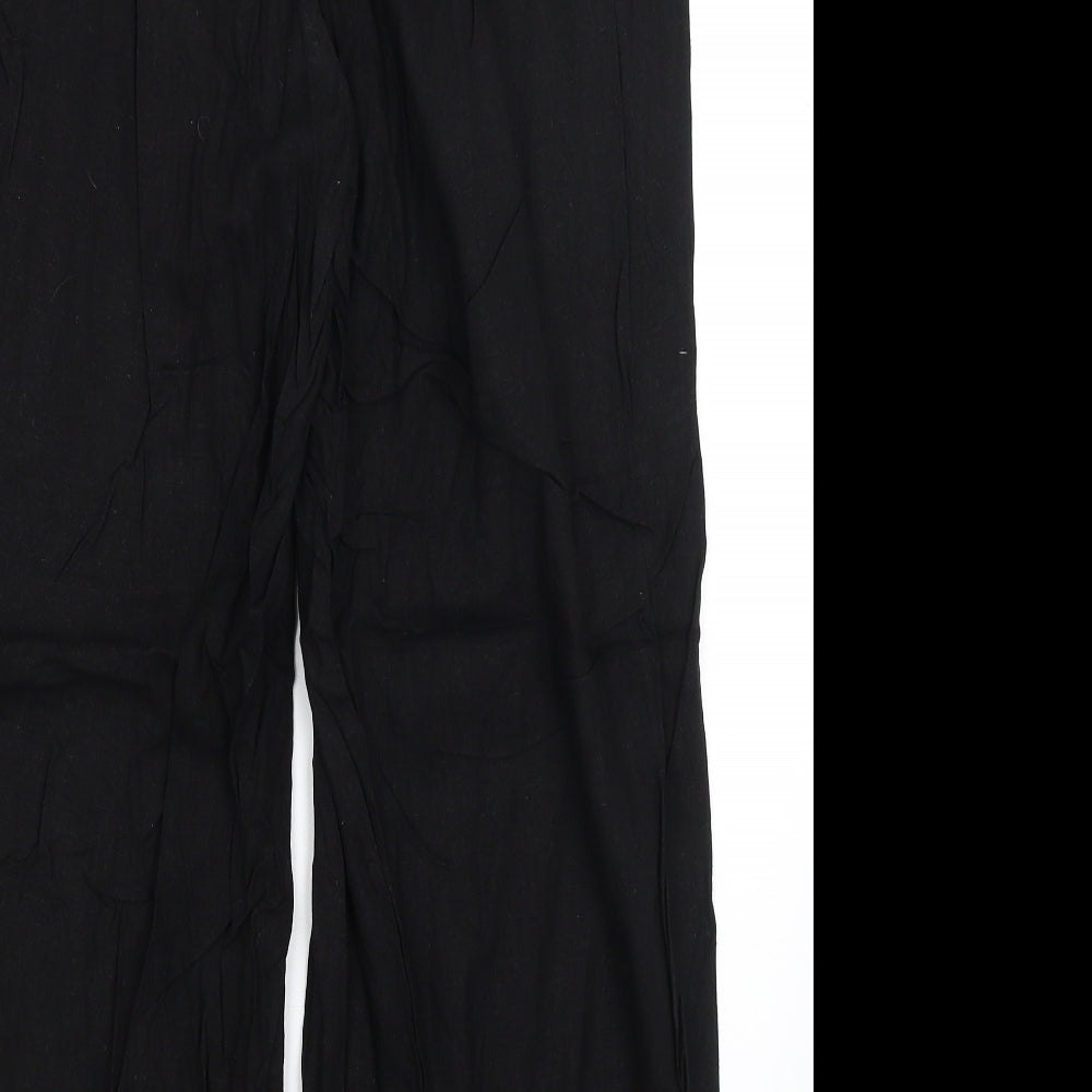 Evans Womens Black   Trousers  Size 20 L25 in