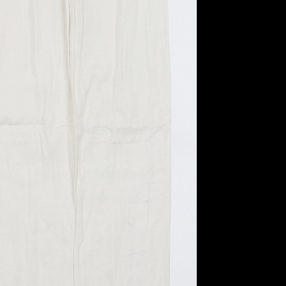 Marble Womens White   Trousers  Size 12 L29 in