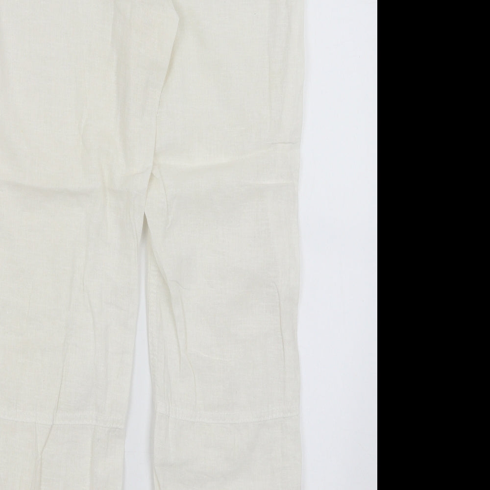 Atmosphere Womens White   Trousers  Size 10 L28 in