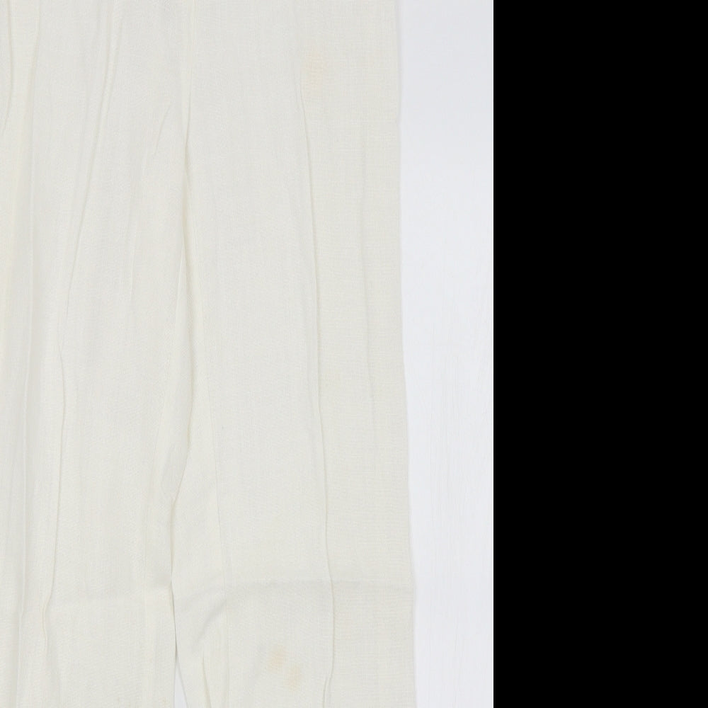 Principles Womens White   Trousers  Size 6 L29 in