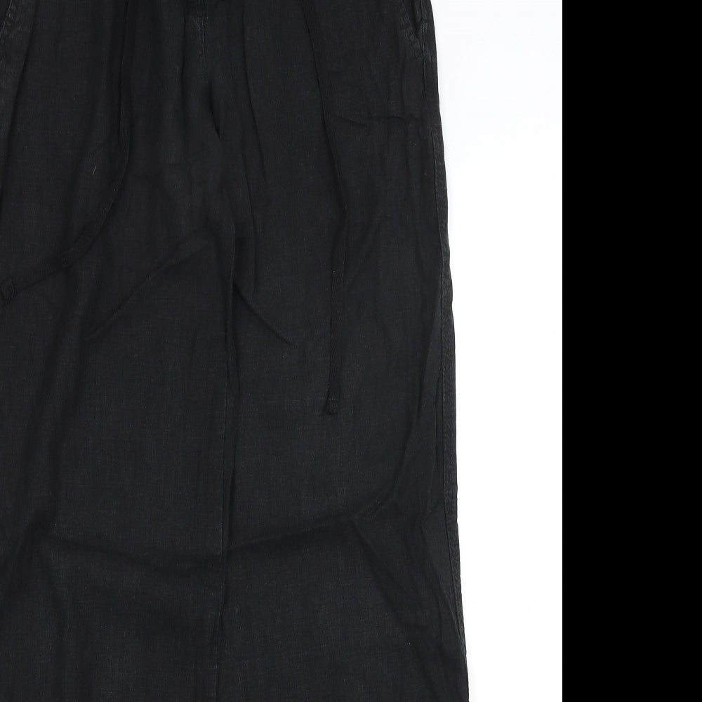 NEXT Womens Black   Trousers  Size 12 L32 in