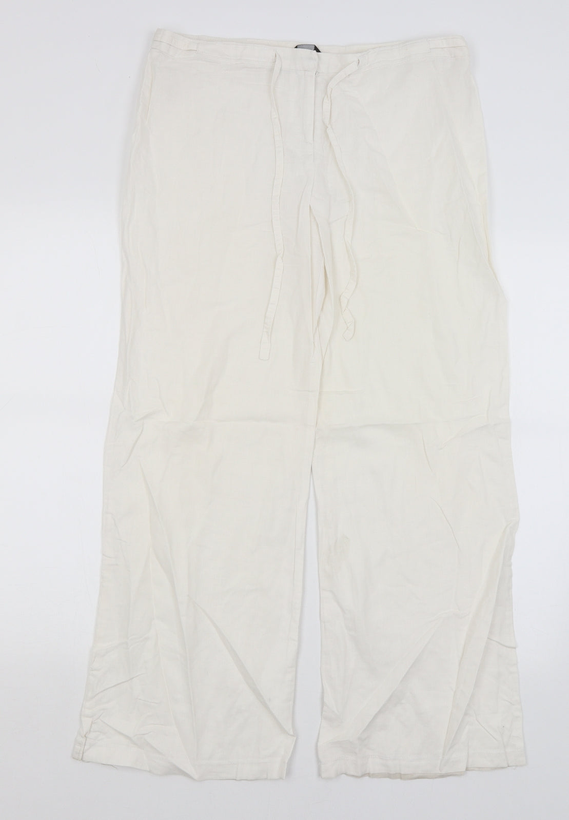 Florence & Fred Womens White   Trousers  Size 14 L28 in