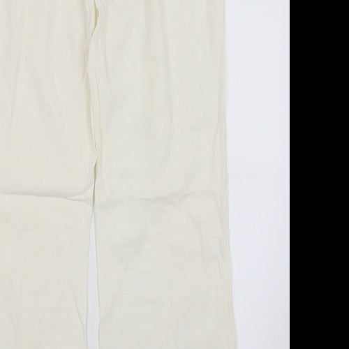 Collection Womens Ivory   Trousers  Size 14 L27.5 in