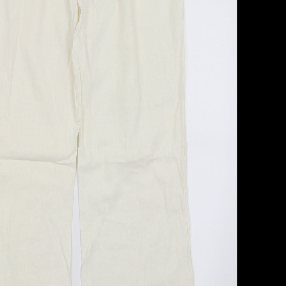 Collection Womens Ivory   Trousers  Size 14 L27.5 in