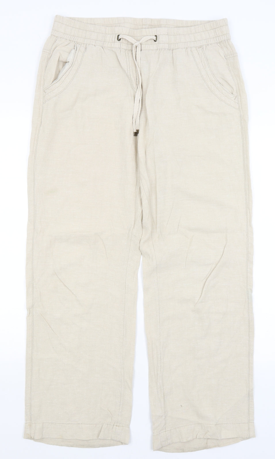 George Womens Beige   Trousers  Size 14 L29 in