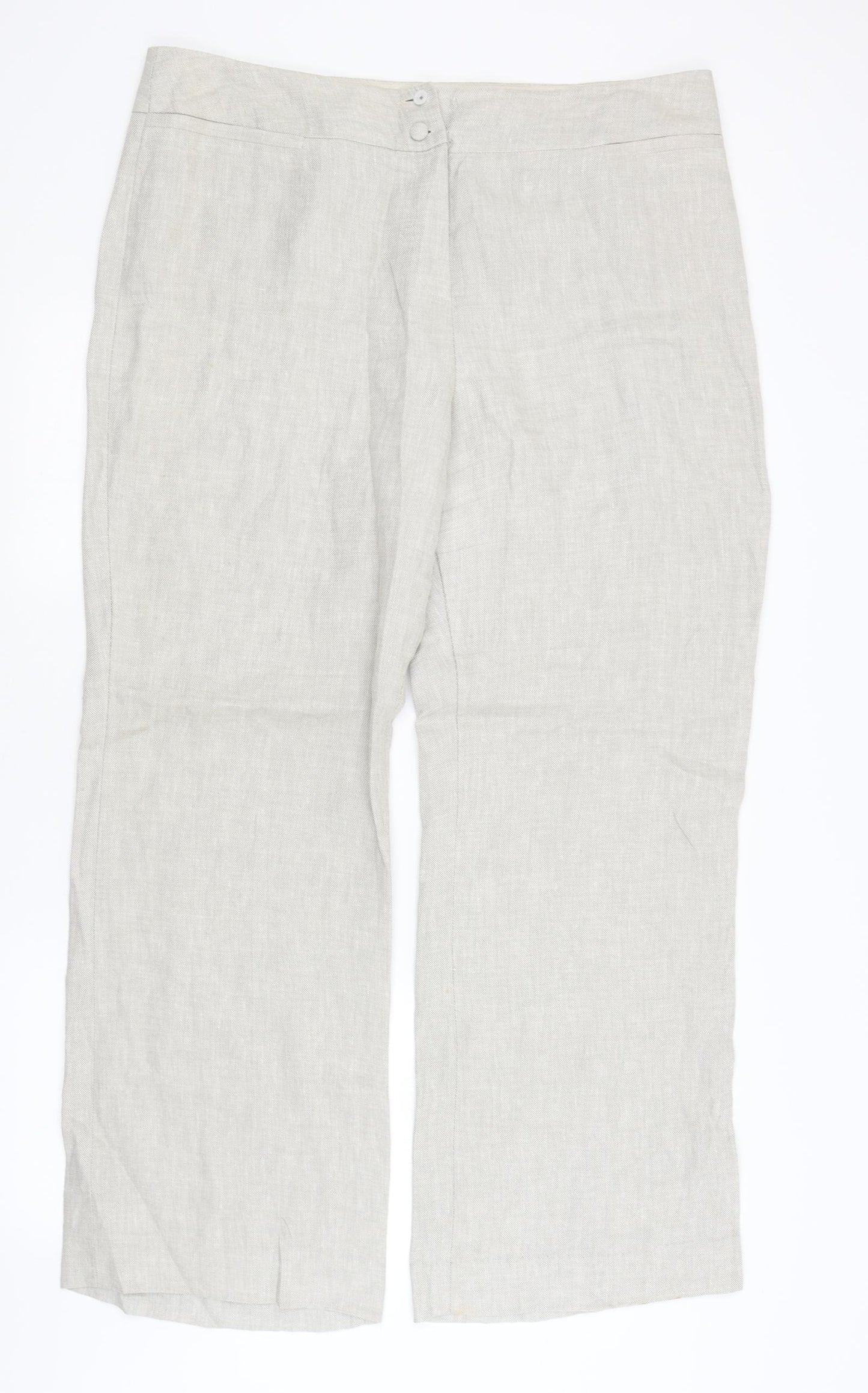Kaliko Womens Grey   Trousers  Size 18 L30 in