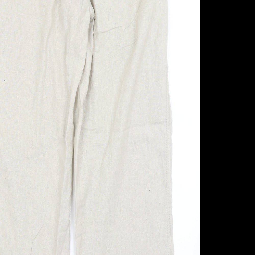 George Womens Beige   Trousers  Size 16 L28 in