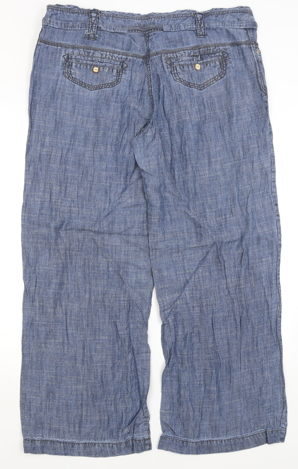 NEXT Womens Blue   Trousers  Size 18 L28 in