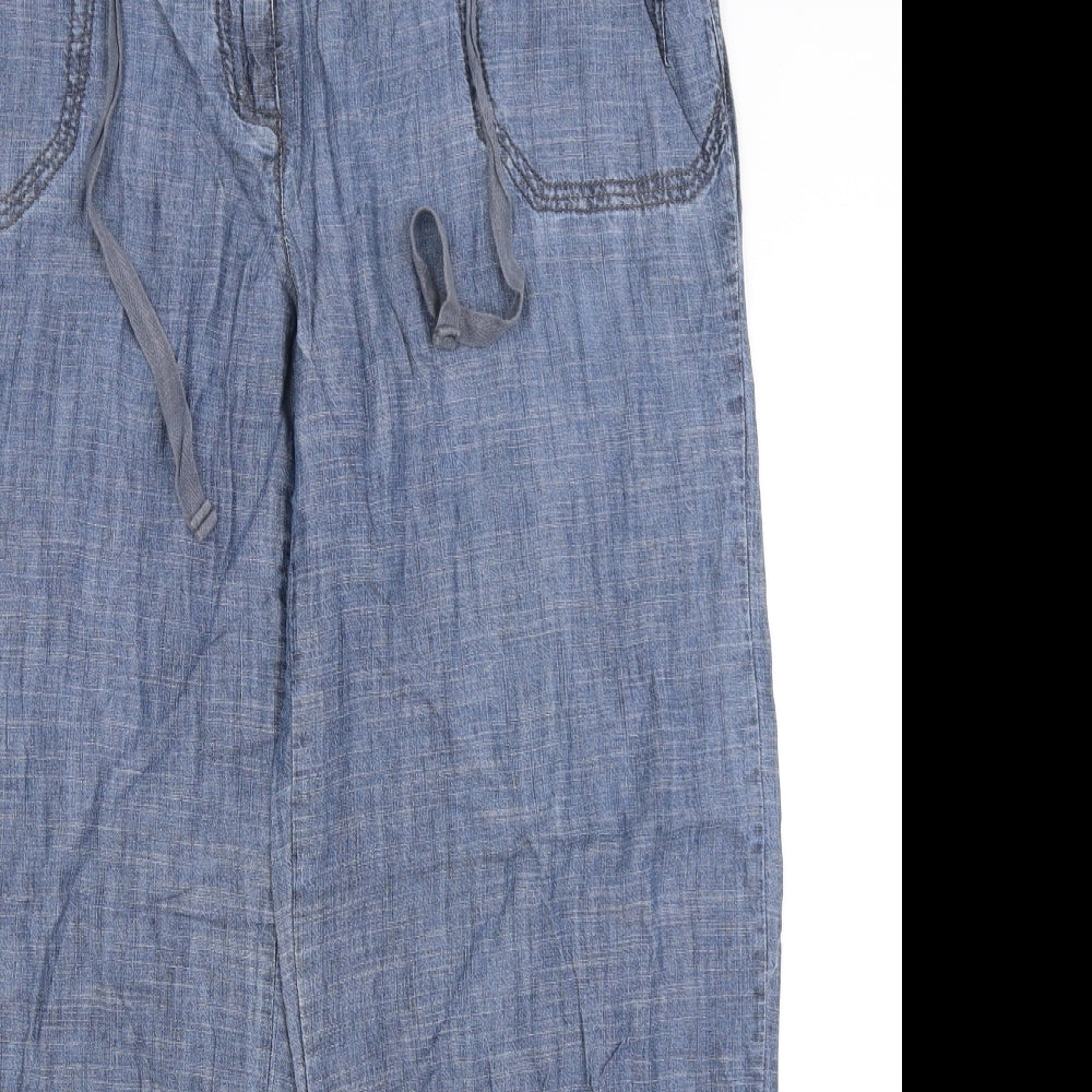 NEXT Womens Blue   Trousers  Size 18 L28 in