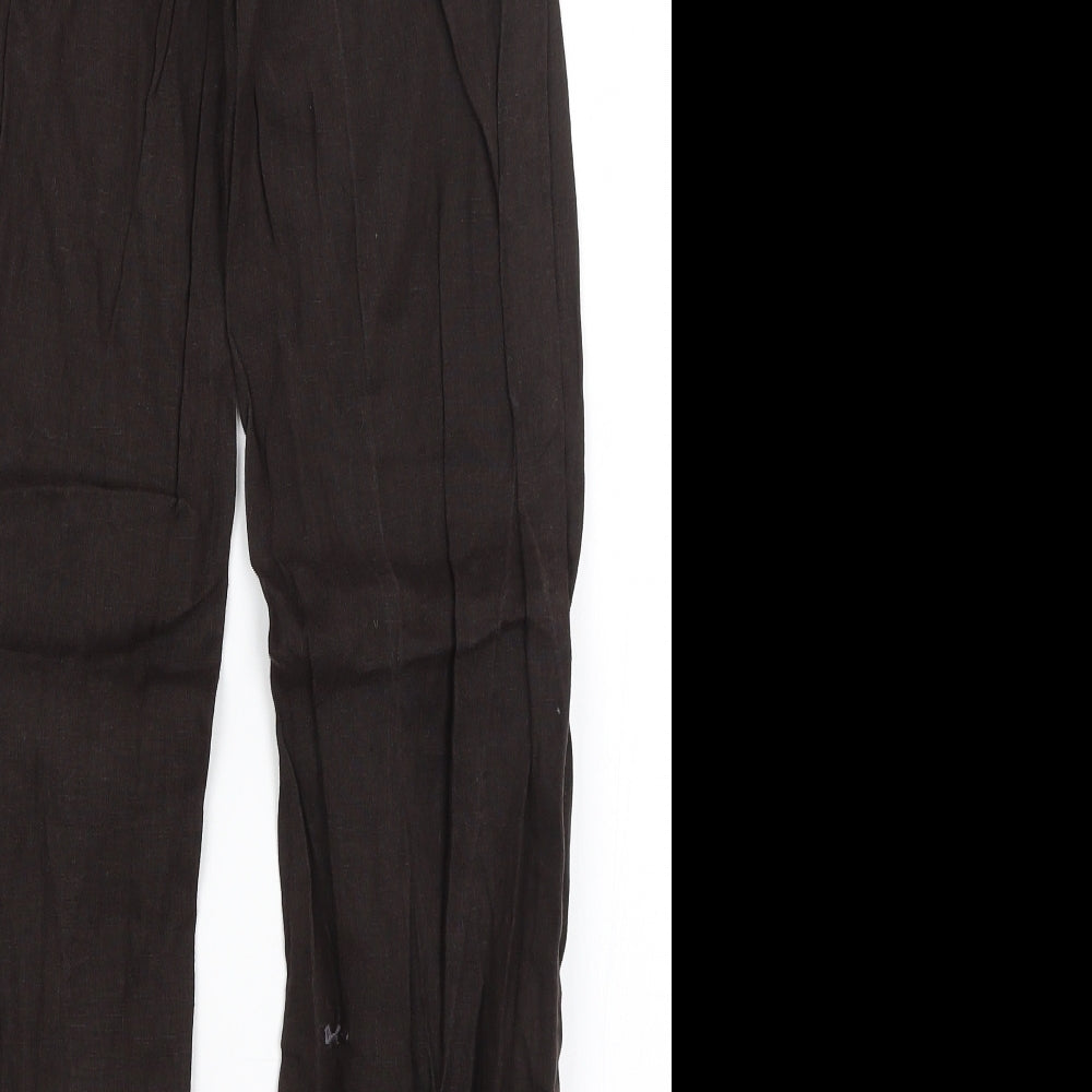 Denim Co Womens Brown   Trousers  Size 6 L29 in