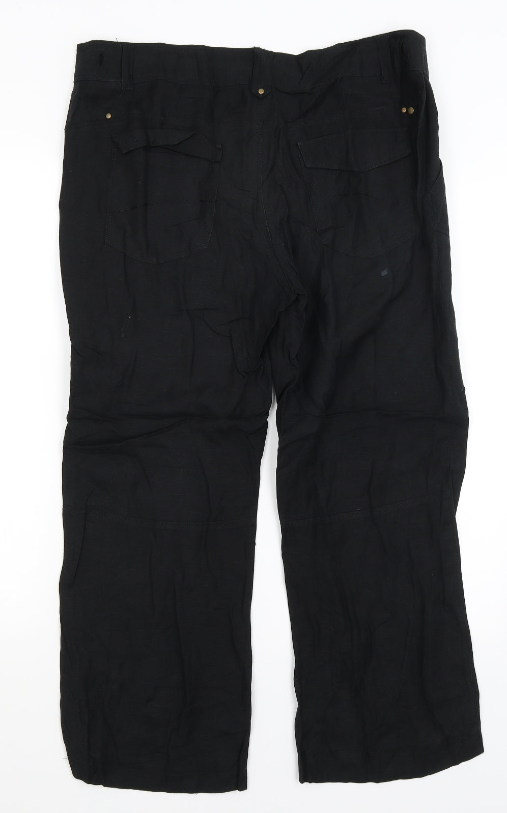 Just Elegance Womens Black   Trousers  Size 16 L25 in