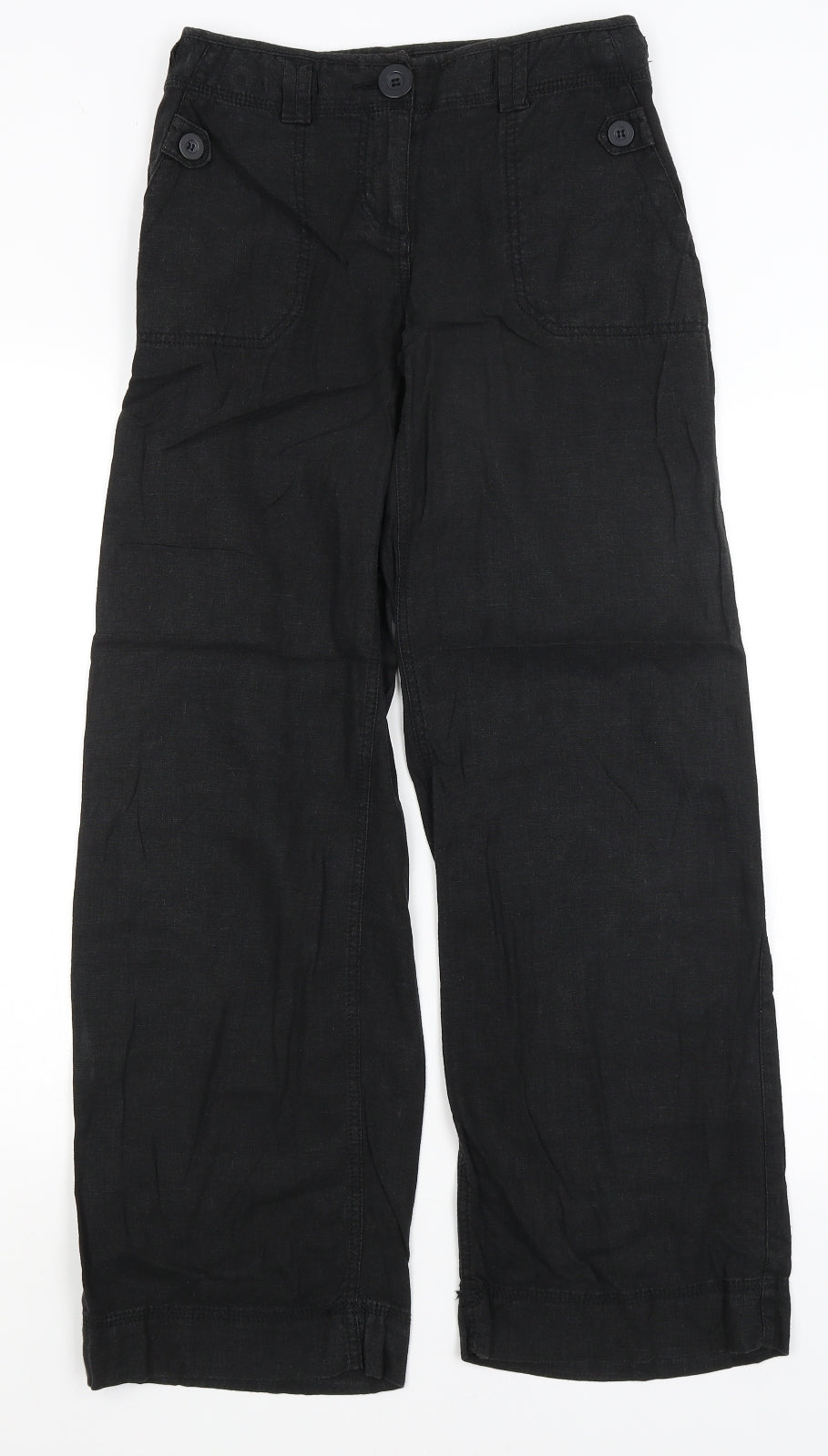 NEXT Womens Black   Trousers  Size 6 L30 in