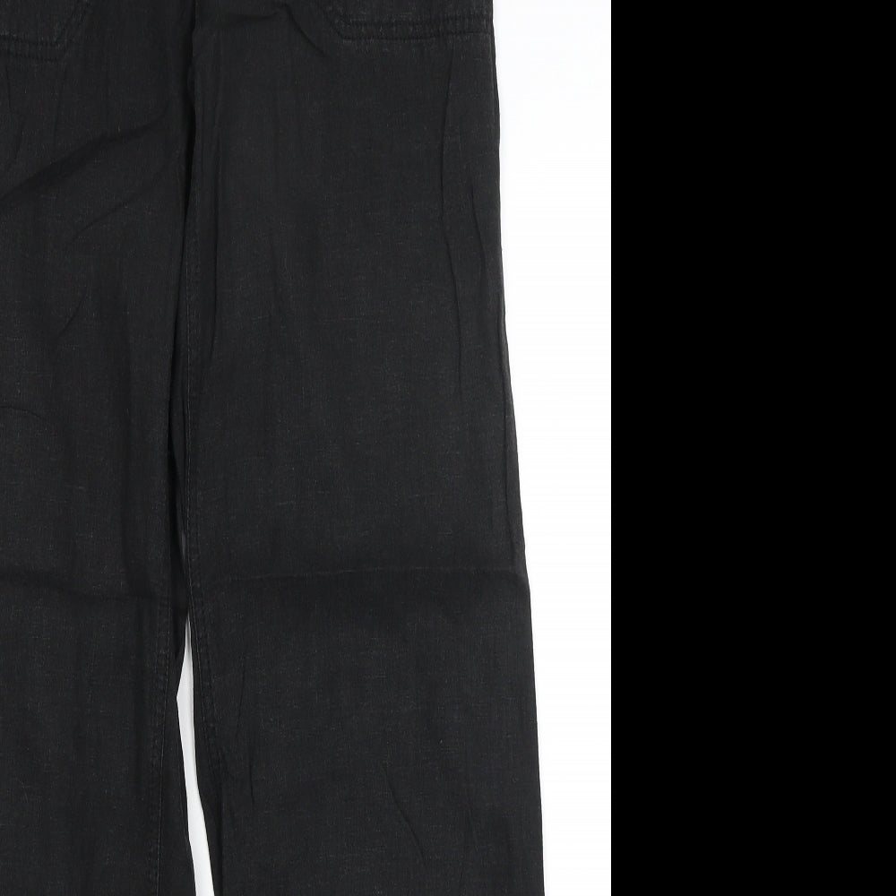 NEXT Womens Black   Trousers  Size 6 L30 in
