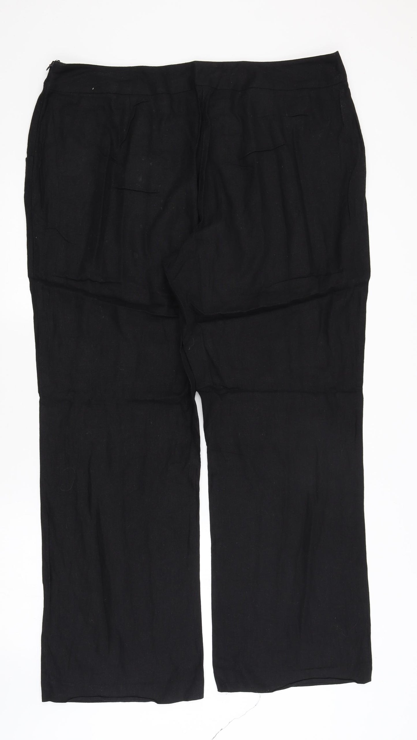 Papaya Womens Black   Trousers  Size 20 L30.5 in