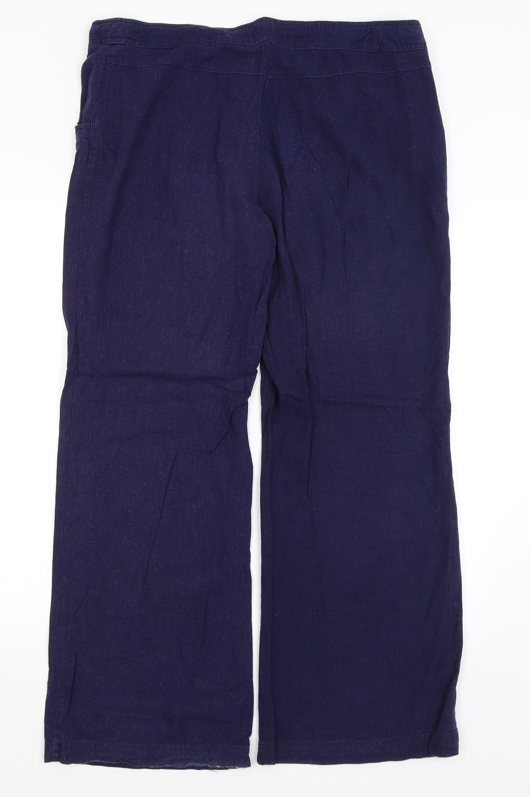 Papaya Womens Blue   Trousers  Size 14 L29 in