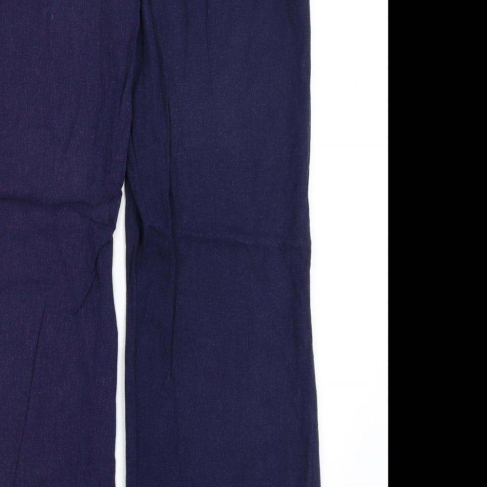 Papaya Womens Blue   Trousers  Size 14 L29 in