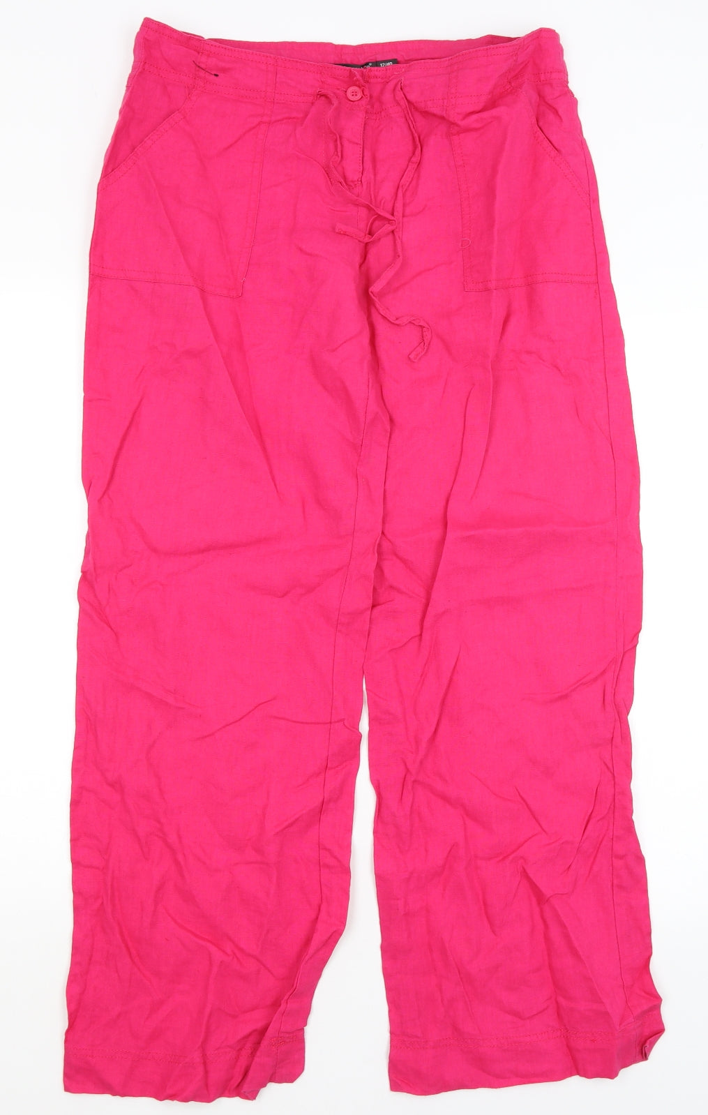 Atmosphere Womens Pink   Trousers  Size 12 L28 in