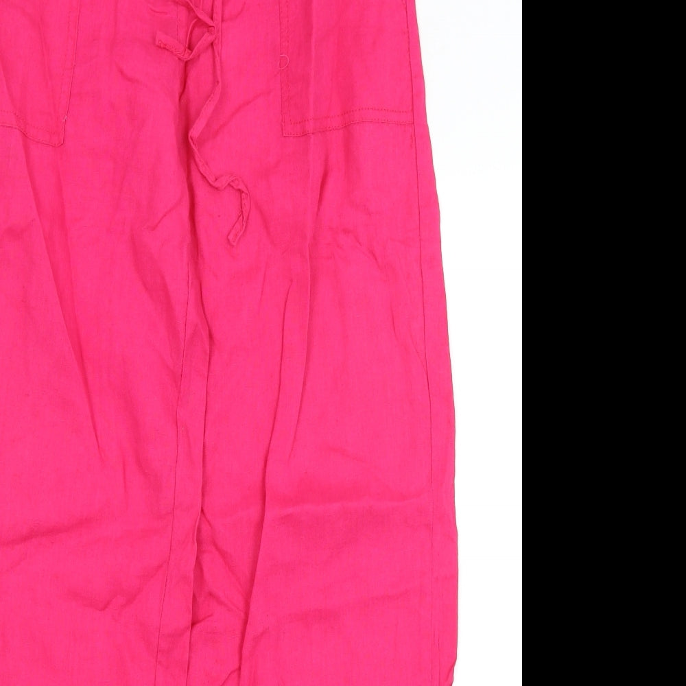Atmosphere Womens Pink   Trousers  Size 12 L28 in
