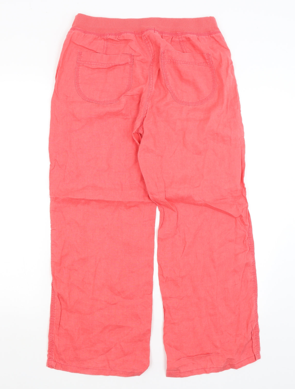 M&S Womens Pink   Trousers  Size 10 L25.5 in