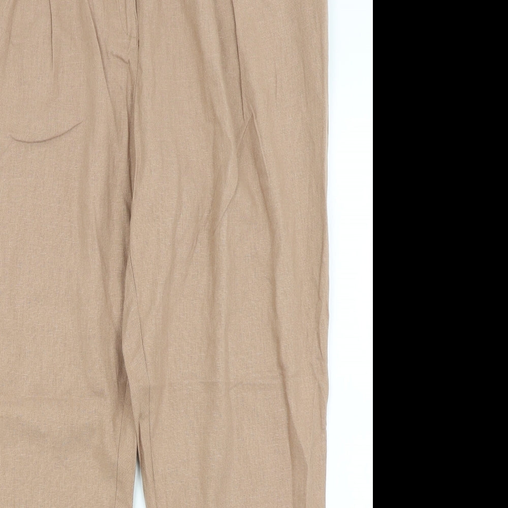 New Look Womens Brown   Trousers  Size 16 L27 in