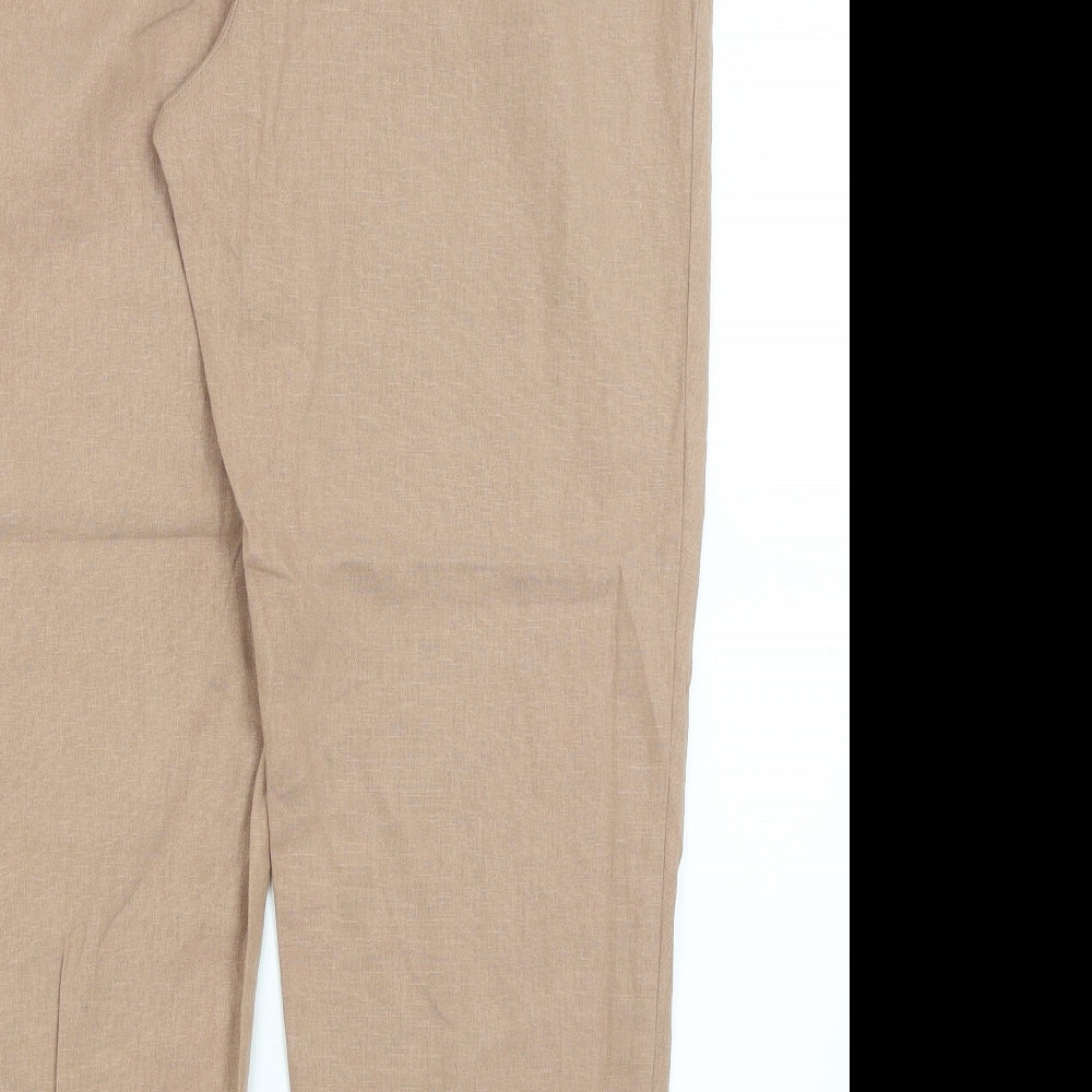 New Look Womens Brown   Trousers  Size 16 L27 in