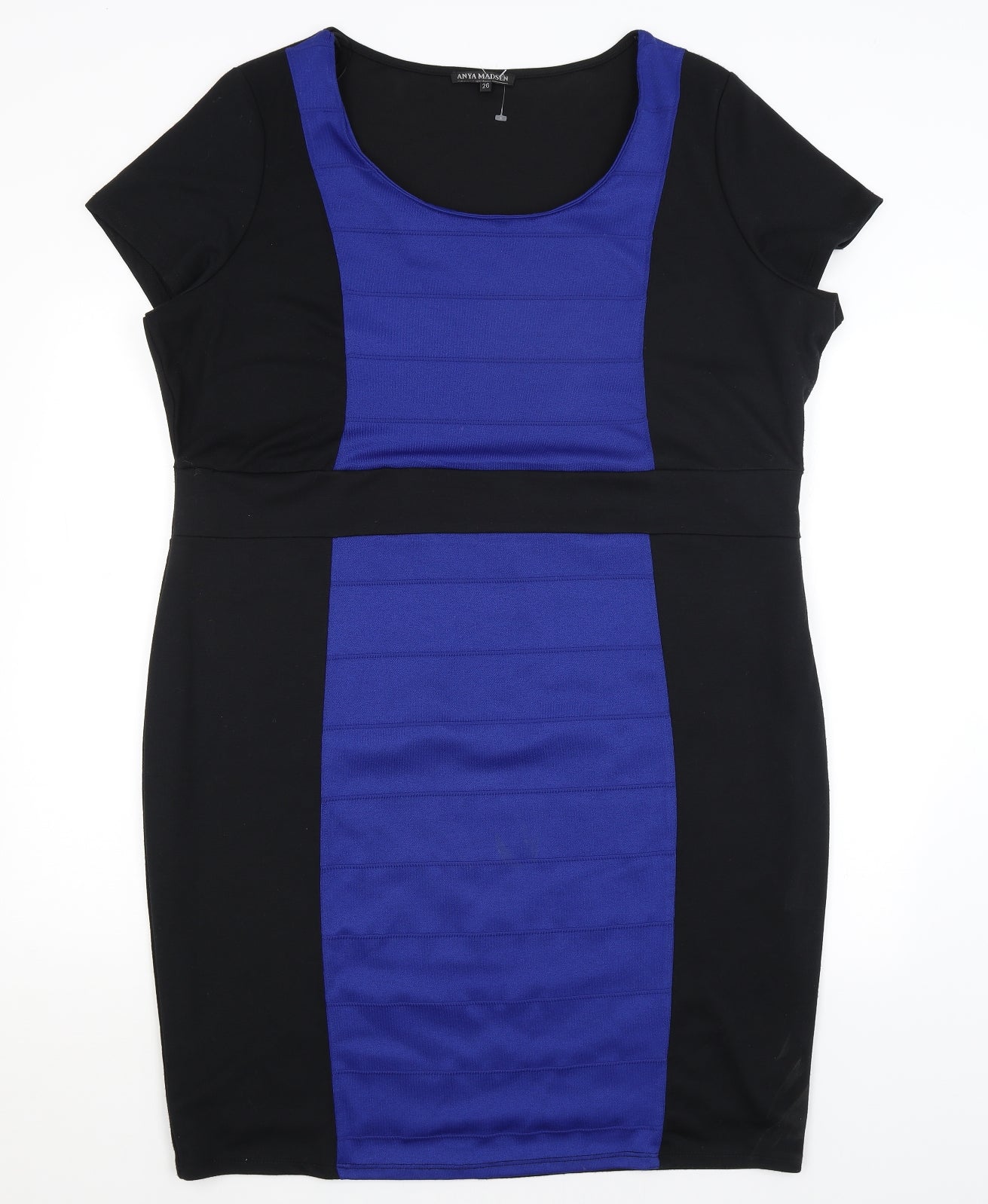M&Co Womens Black   Pencil Dress  Size 26