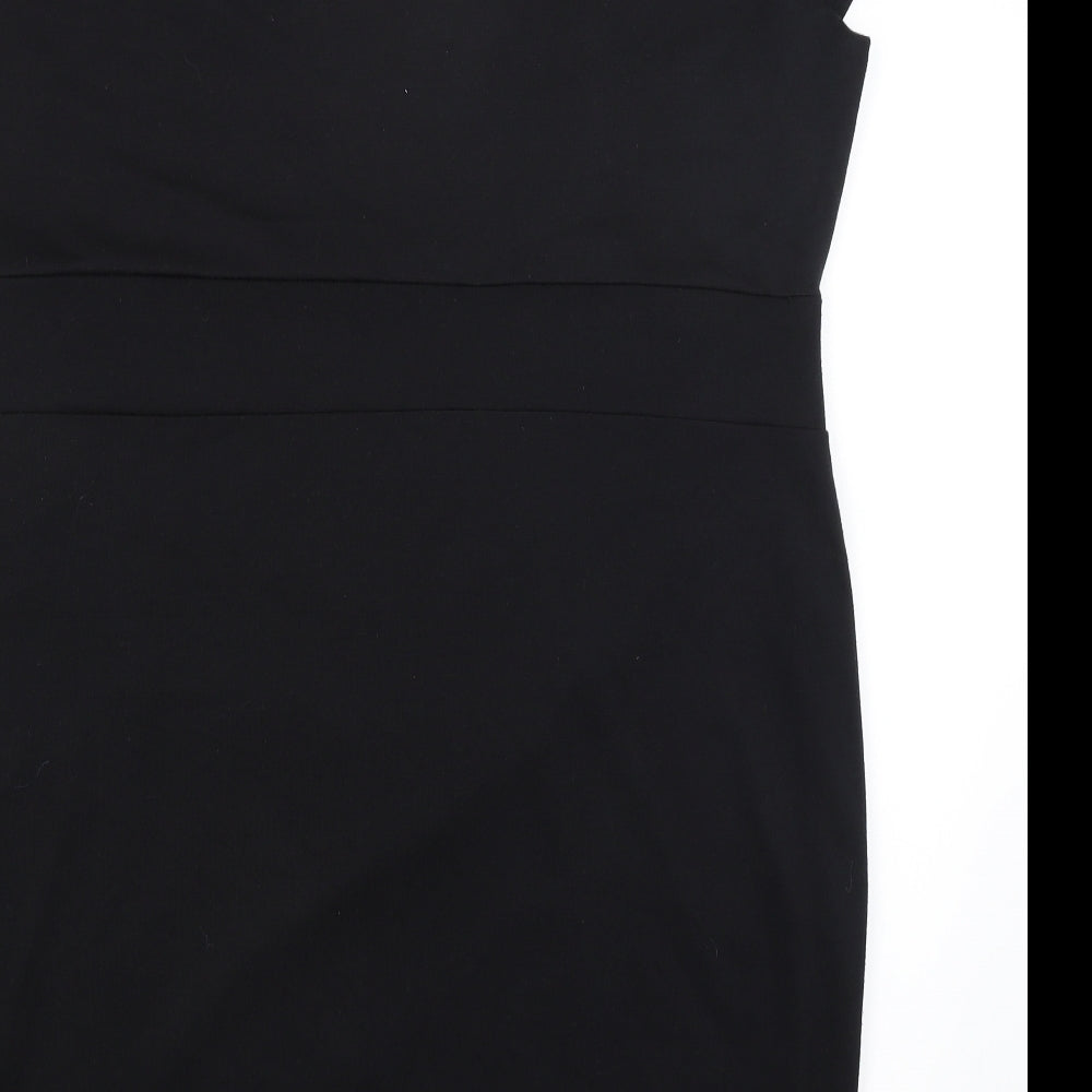M&Co Womens Black   Pencil Dress  Size 26