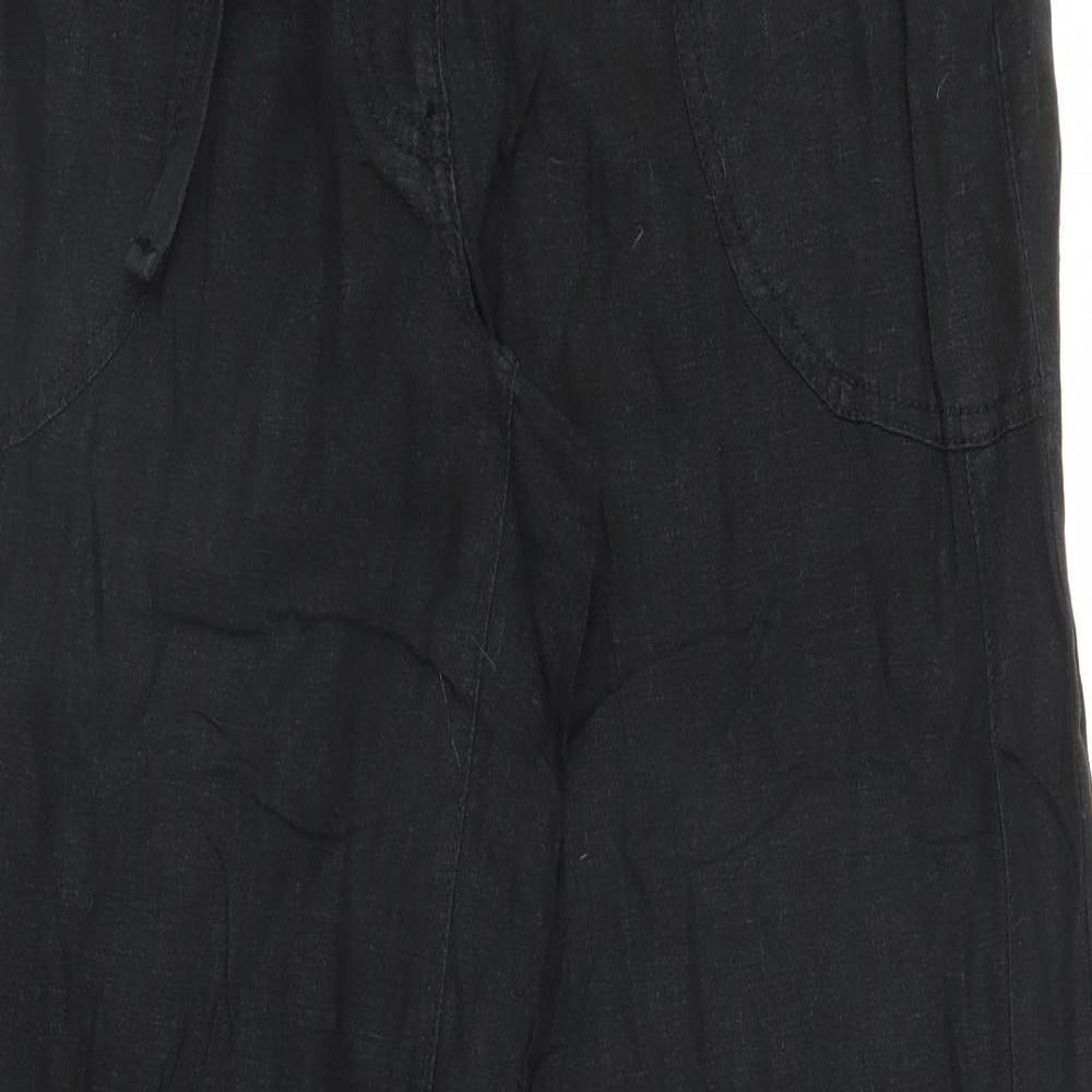 NEXT Womens Black   Trousers  Size 12 L27 in