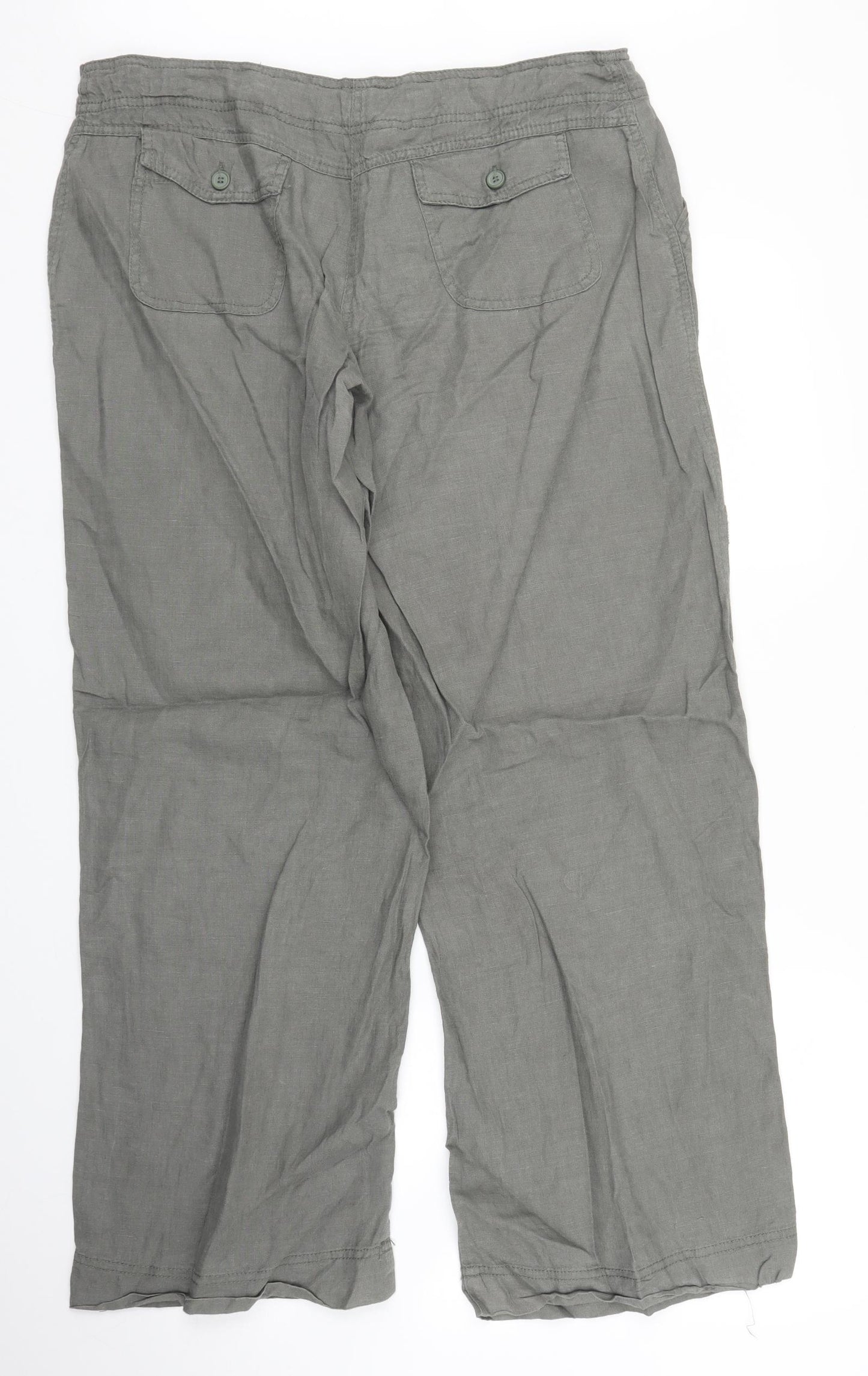 Primark Womens Grey   Trousers  Size 12 L29 in