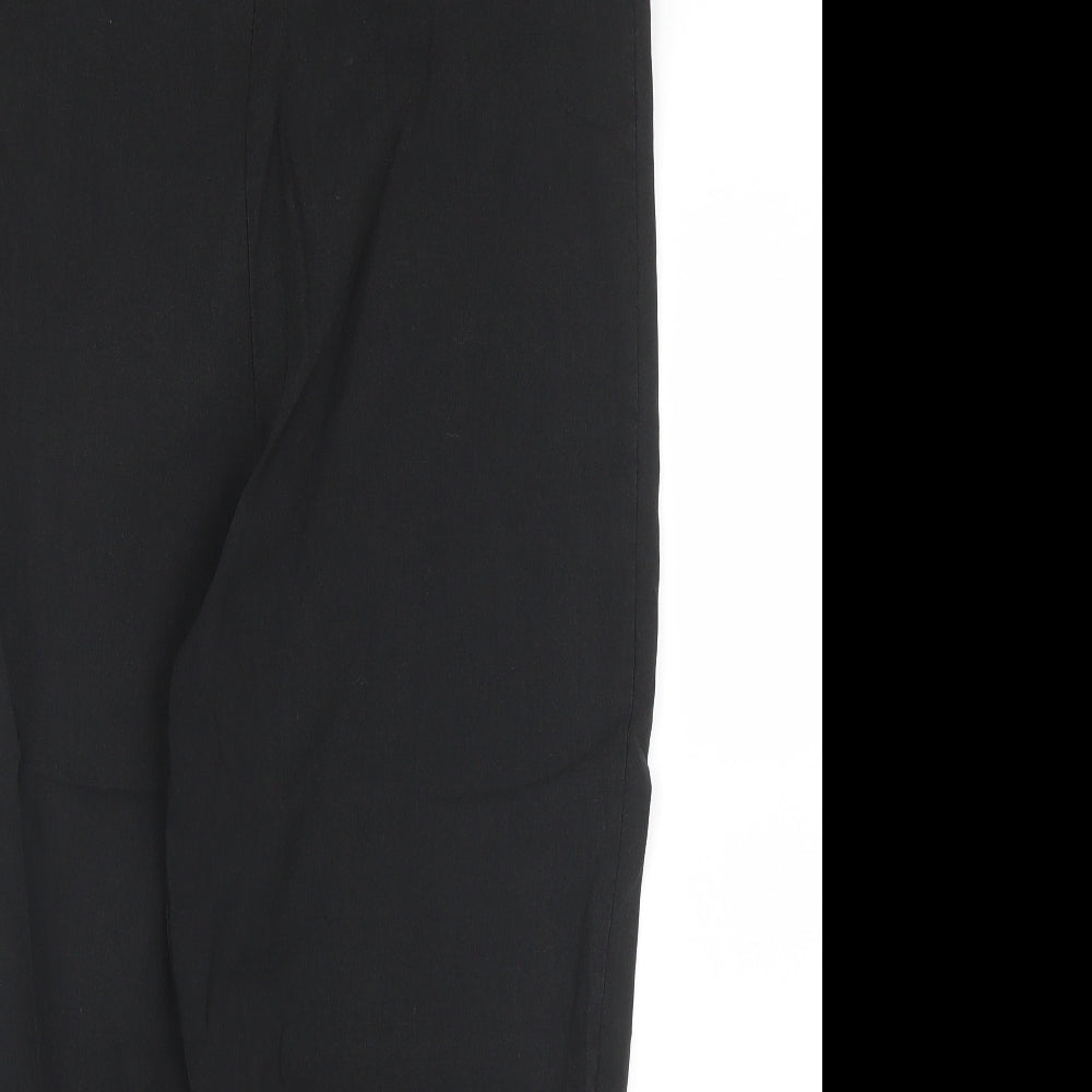 Yours Womens Black   Capri Trousers Size 20 L21.5 in