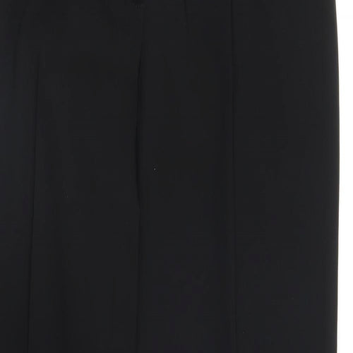 Preworn Womens Black   Trousers  Size 32 in L28 in