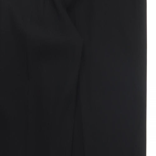 Preworn Womens Black   Trousers  Size 32 in L28 in