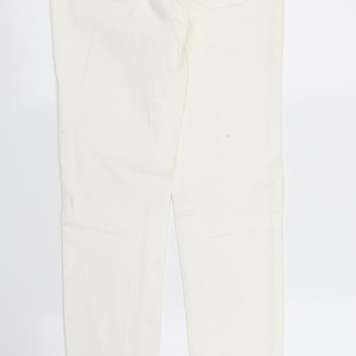 NEXT Womens White  Denim Skinny Jeans Size 10 L28 in
