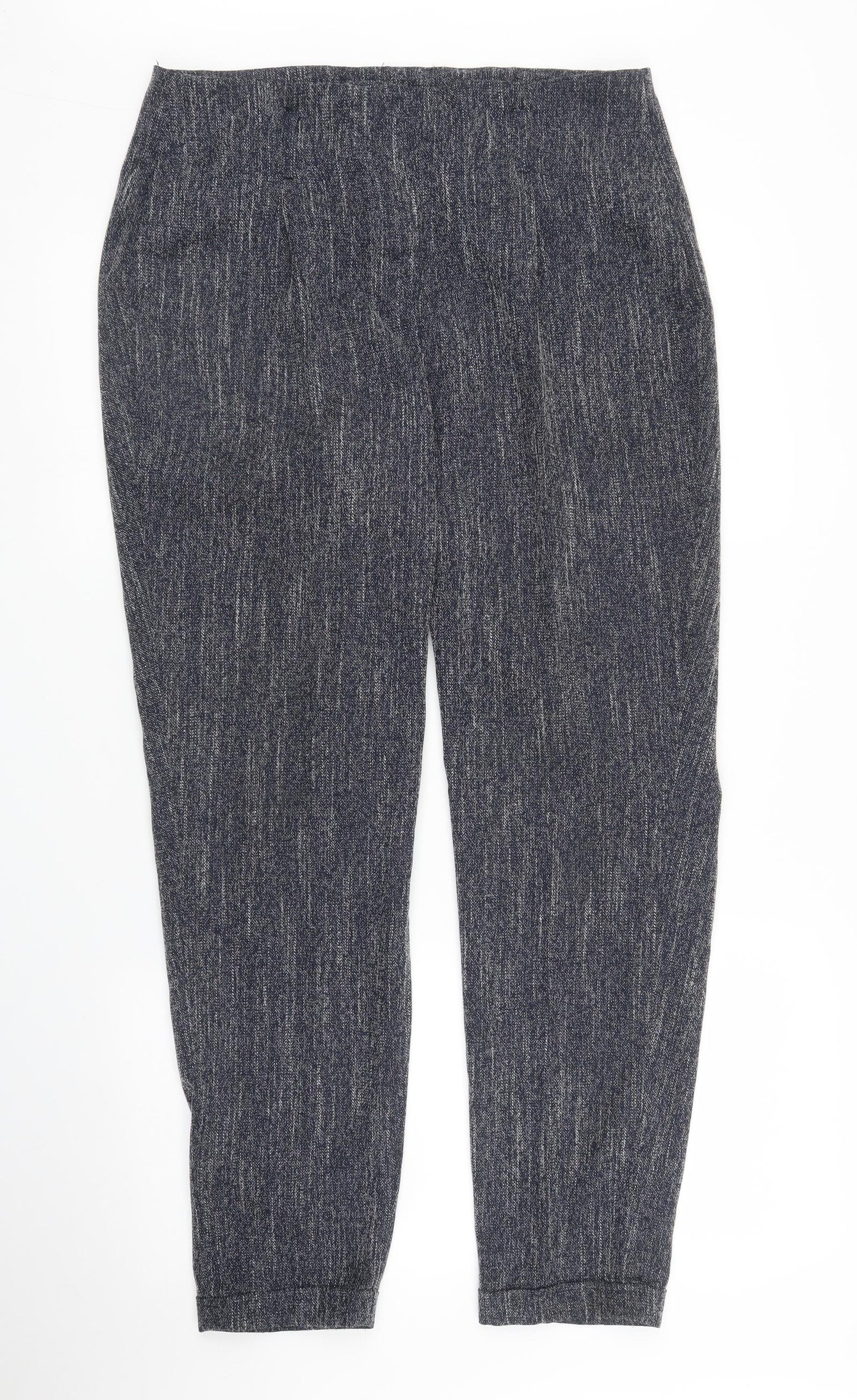 NEXT Womens Blue   Pedal Pusher Trousers Size 14 L28 in