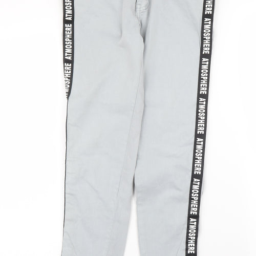 Primark Womens Grey   Skinny Jeans Size XS L27 in