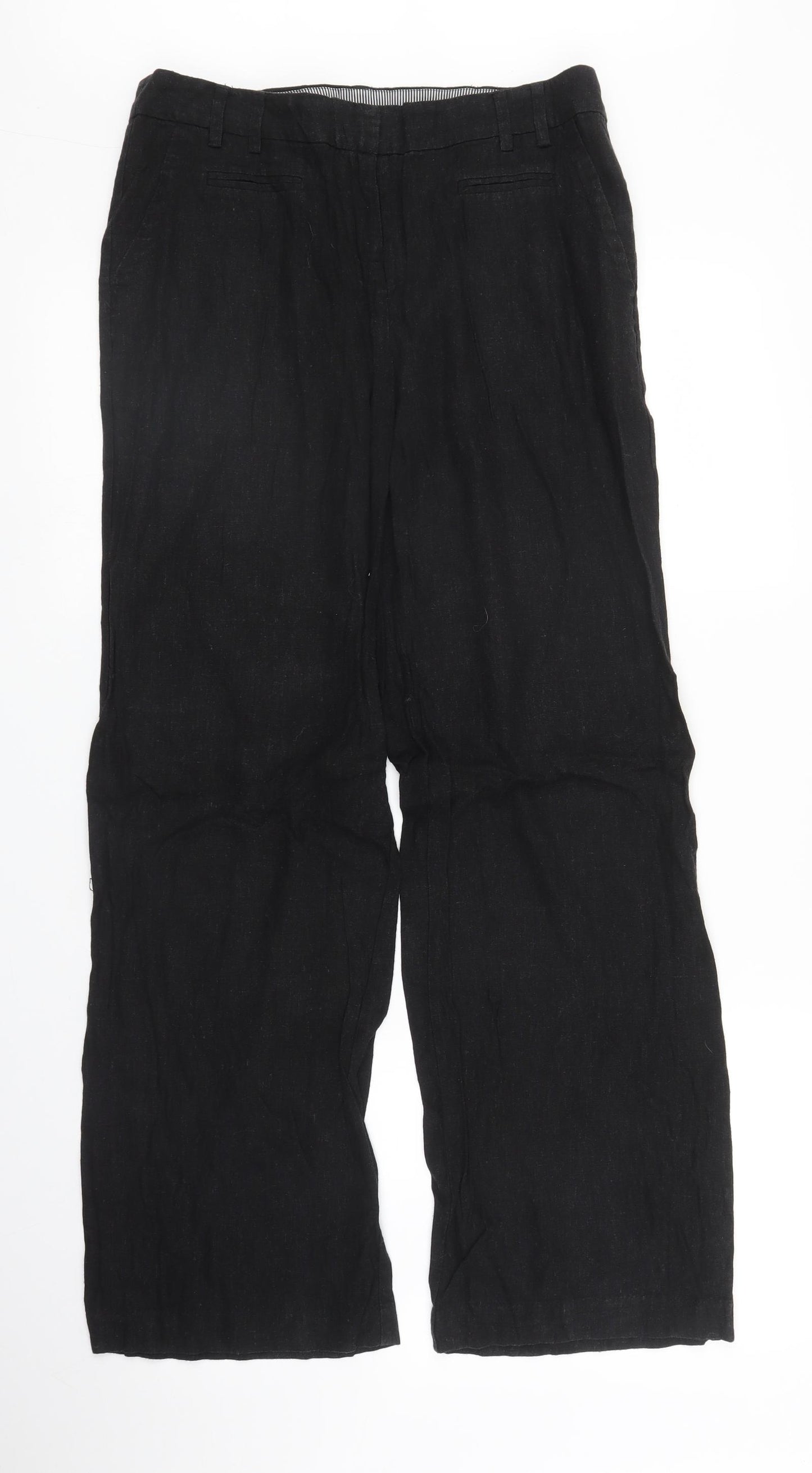 New Look Womens Black   Trousers  Size 10 L29 in