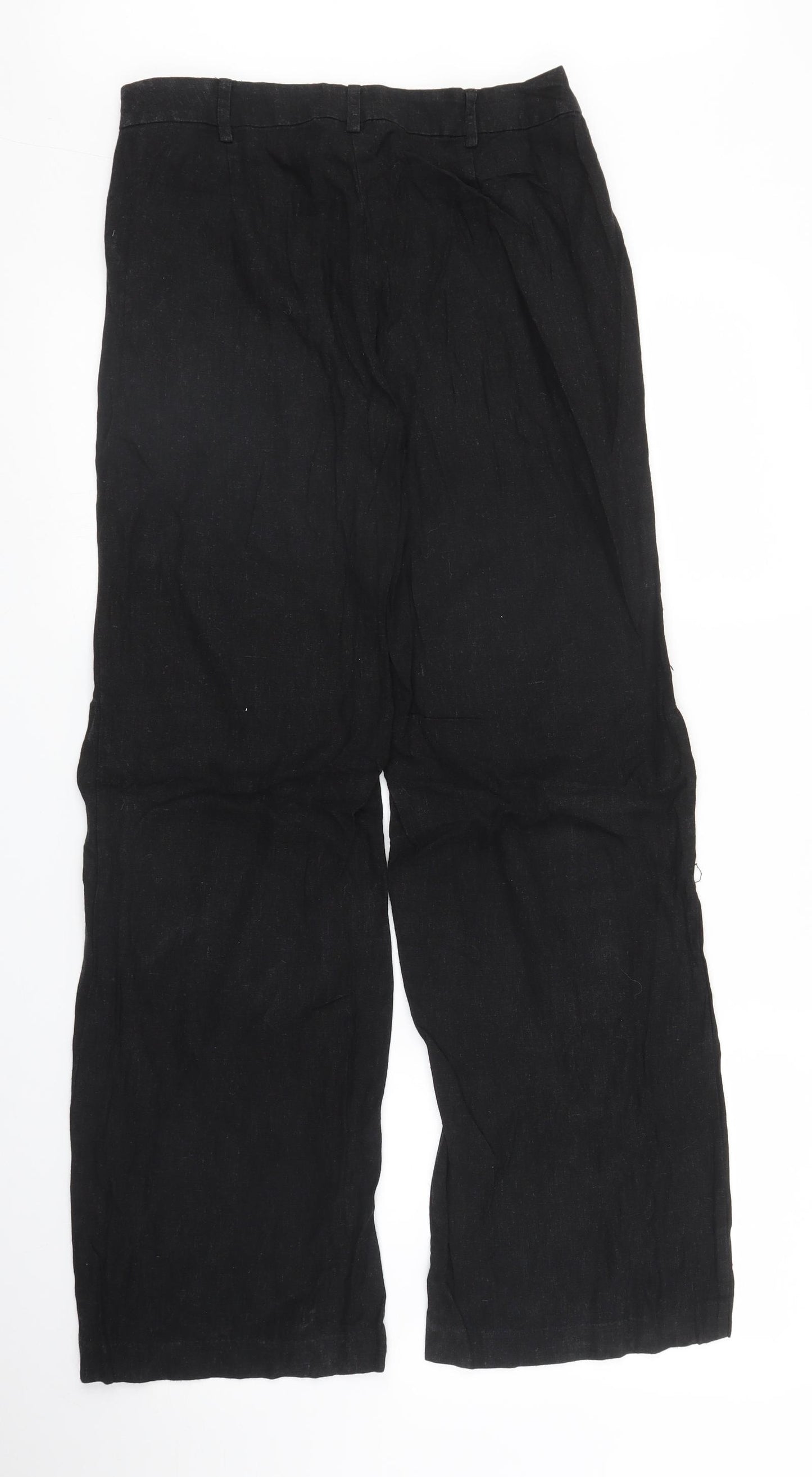 New Look Womens Black   Trousers  Size 10 L29 in