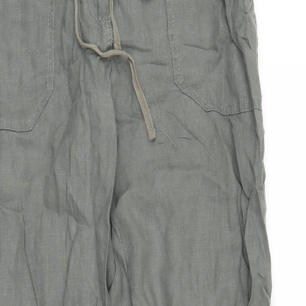 Primark Womens Grey   Capri Trousers Size 8 L25 in