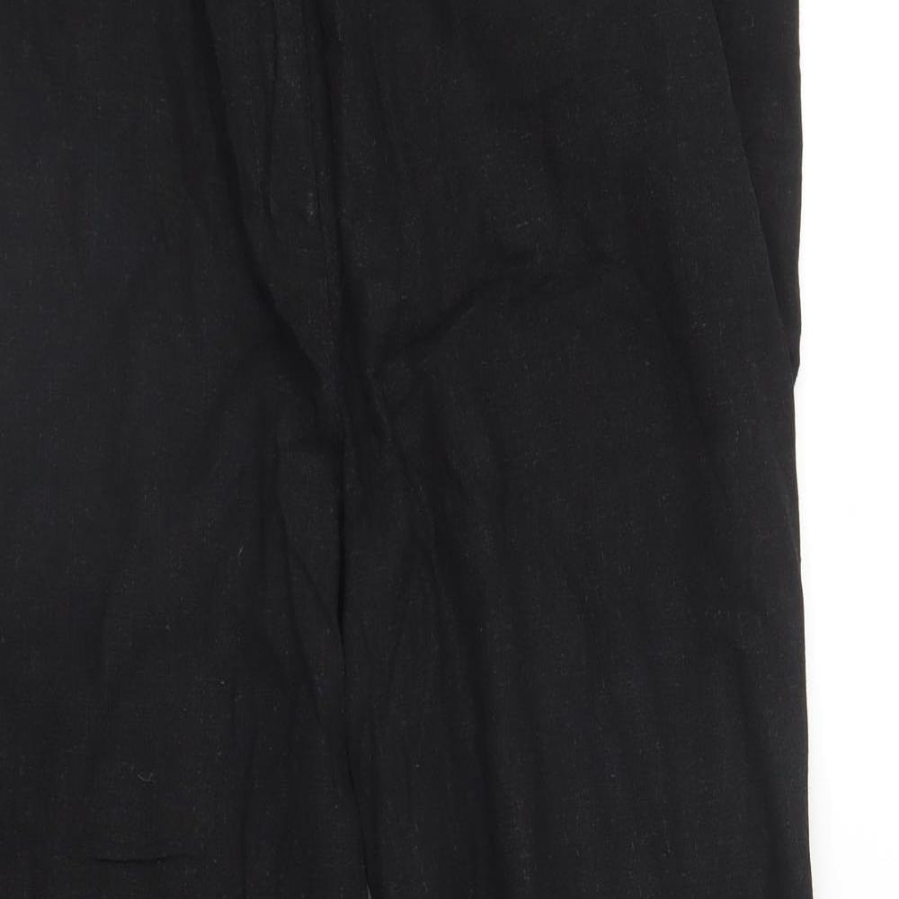 BM Womens Black   Trousers  Size 16 L25 in