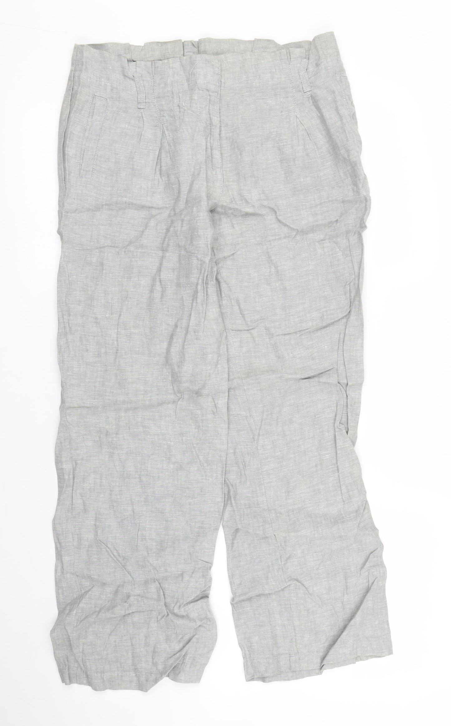 Principles Womens Grey   Capri Trousers Size S L26 in