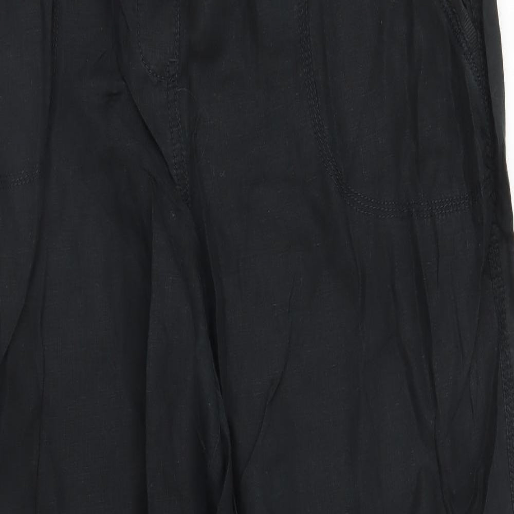 M&S Womens Black   Trousers  Size 20 L27 in