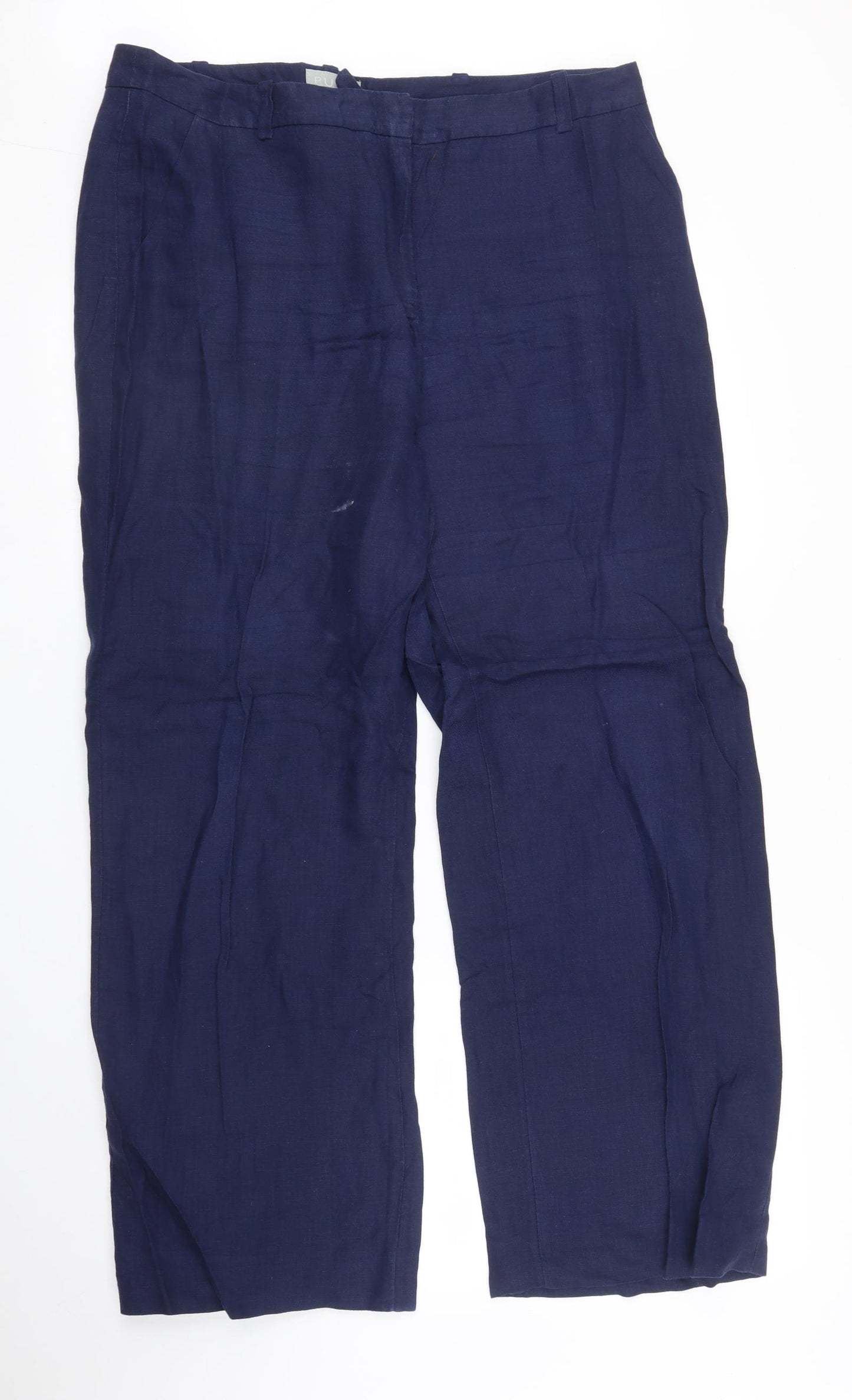 PURE Collection Womens Blue   Trousers  Size 16 L29 in